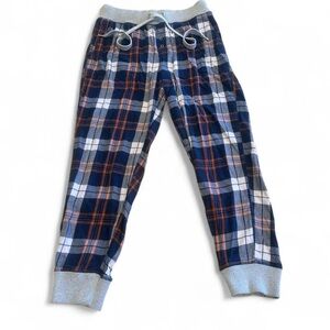 Aerie Pocket Pajama Lounge Pants Lace Up Flannel Plaid Print Size S Comfy Pjs